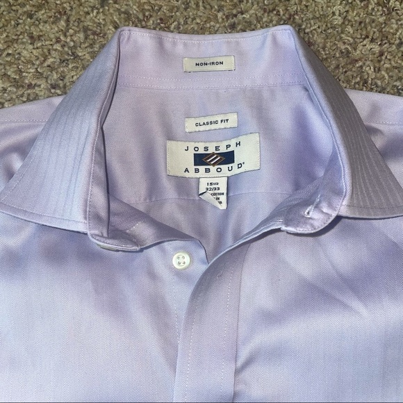 Joseph Abboud Lavender Dress Shirt - Picture 5 of 5